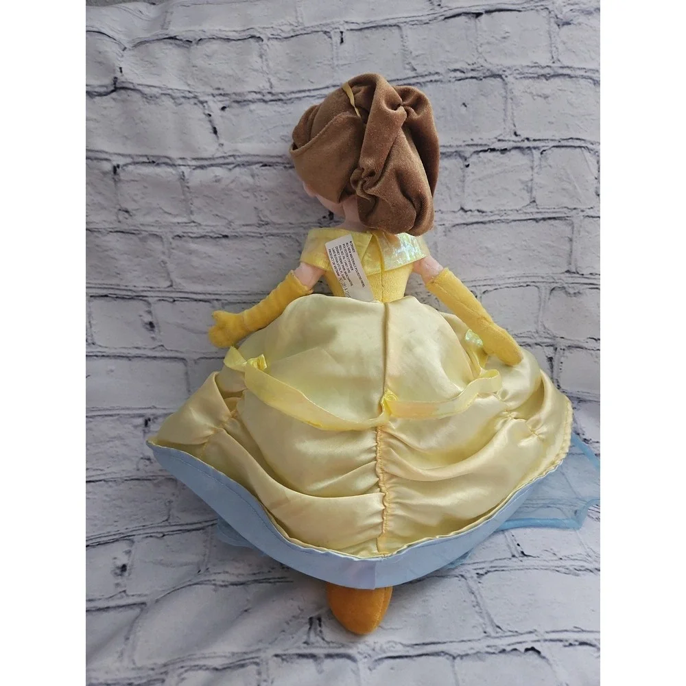 Disney Parks Princess Reversible Flip Plush Doll Belle and Cinderella 14